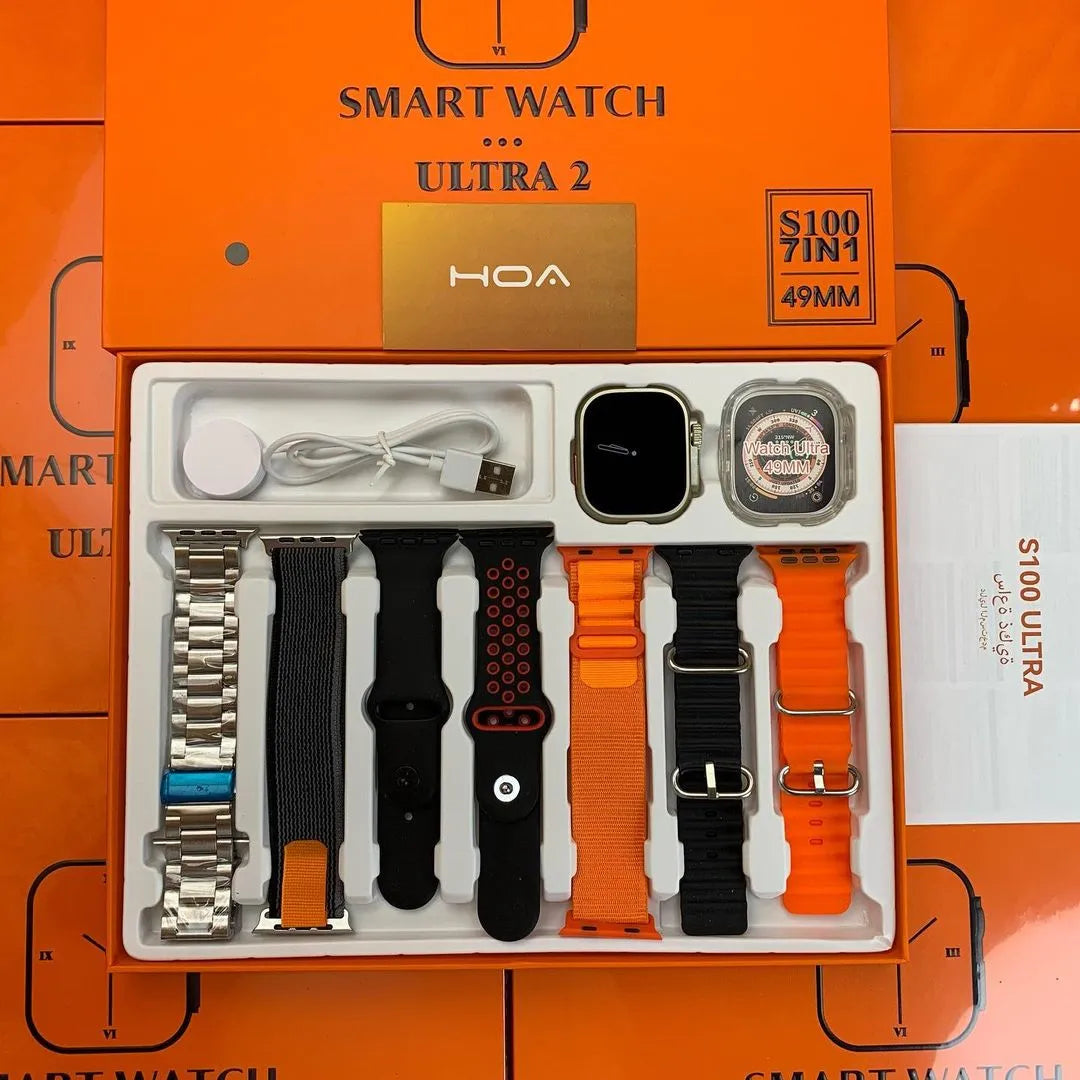 Smart watch ultra 2 (7+1) straps